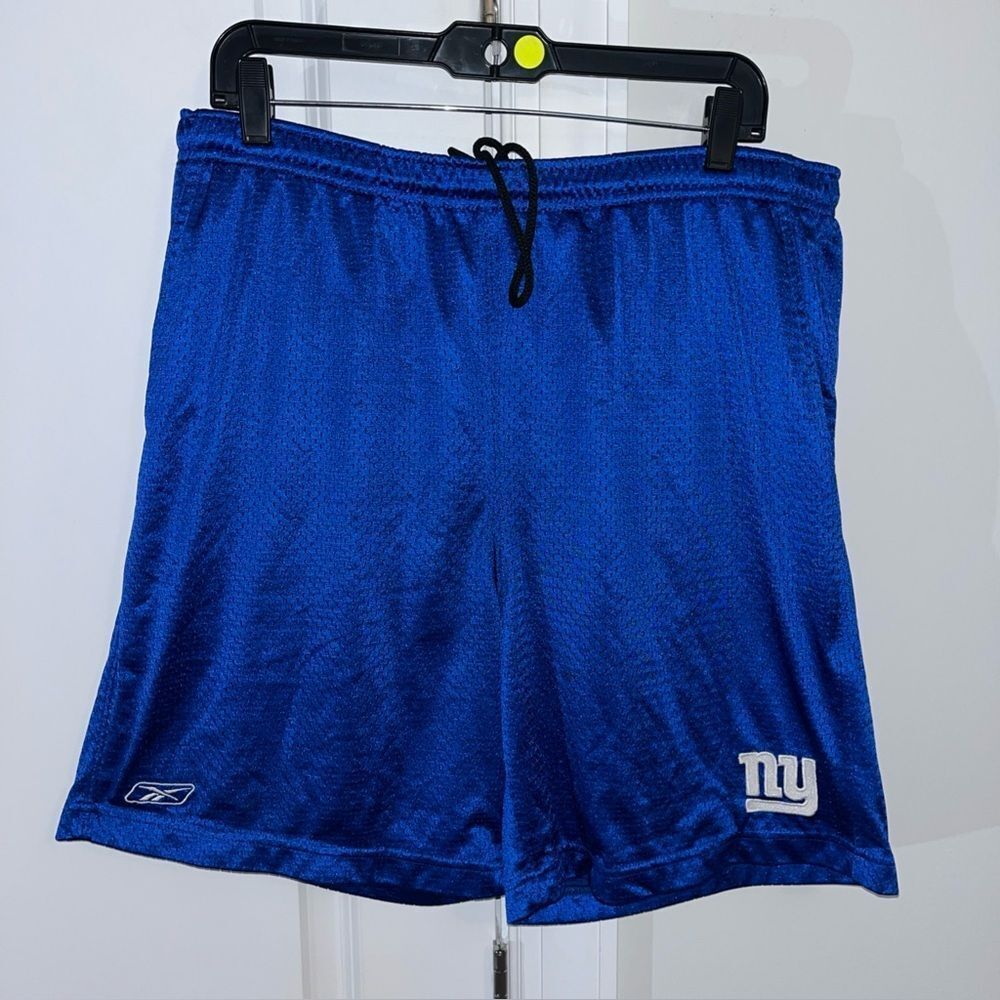 2004 Reebok NFL Team Training New York Giants Football Shorts Jesse Palmer #3 XL
